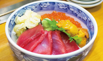 Maguro-sanshumori-don